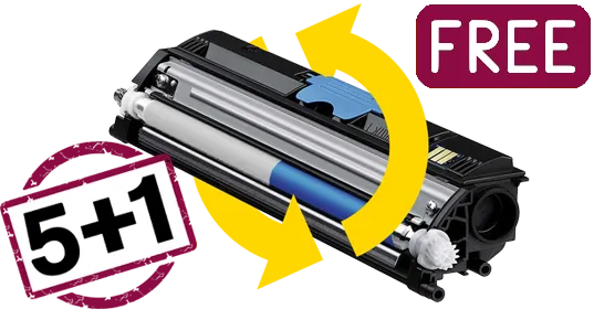 Заправь 5 монохромных картриджей!<br> <b>6-й заправим бесплатно!</b>